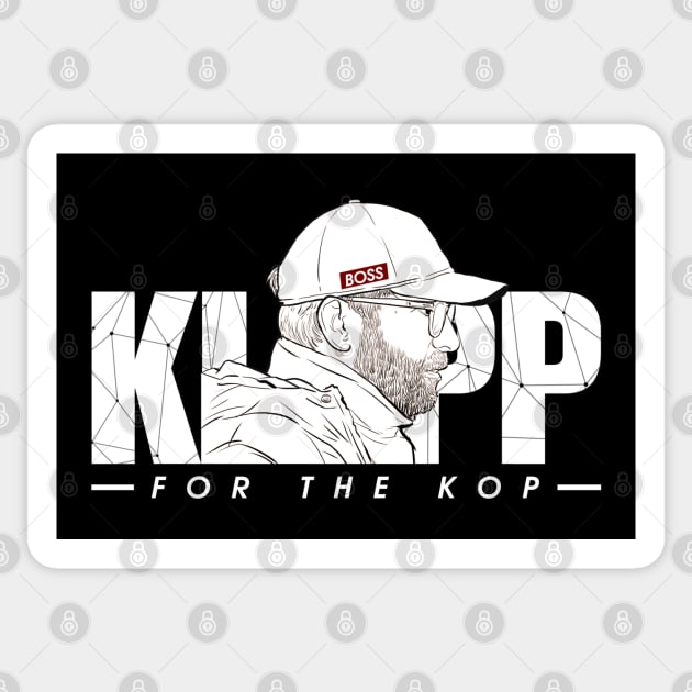 Klopp For The Kop Sticker by cattafound